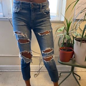 Women’s Joe’s  Ripped Blue Jeans